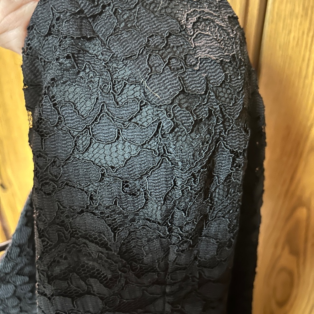 David's Bridal Black Lace Maxi Dress - Picture 5 of 5